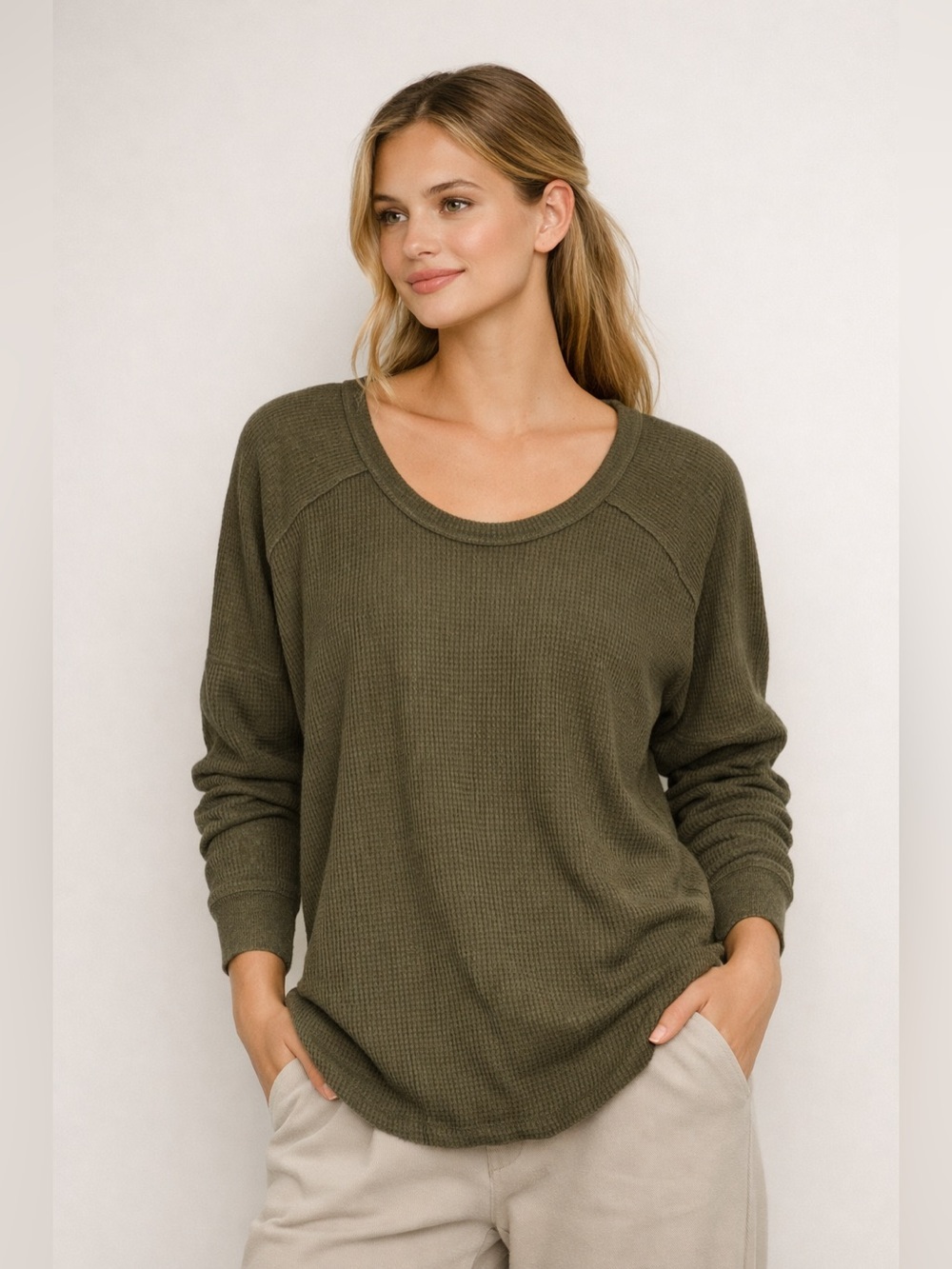 TNA Khaki Women's Sweatshirt